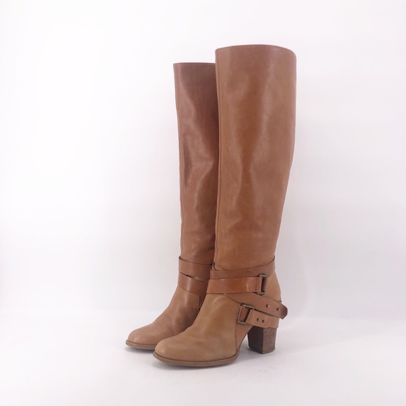 Nine West Vintage America Collection Tall Heeled Boots Kedan - Picture 1 of 7